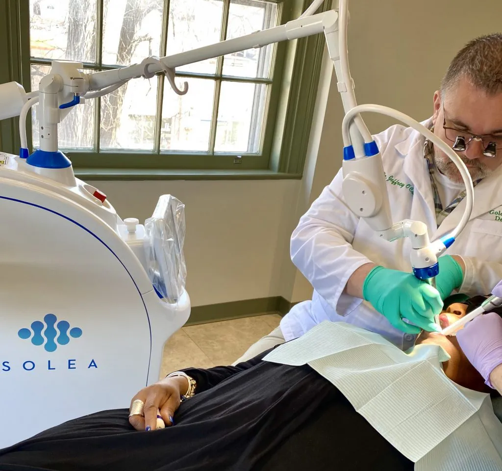 Solea Laser in use